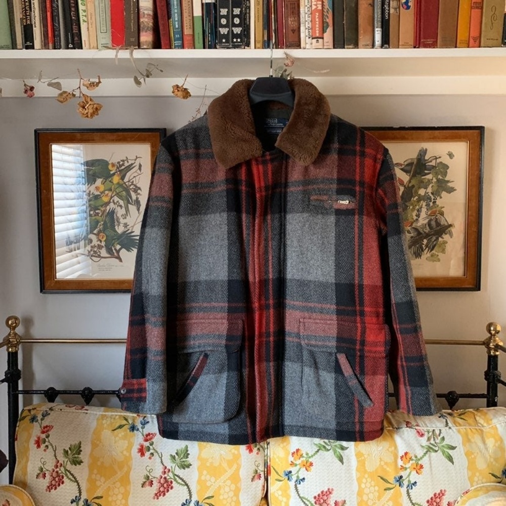 Vintage Polo Ralph Lauren Plaid Coat